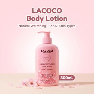 Sakura Niacinamide Body Lotion 300mL Moisturizing Whitening Brightening and Firming Skin