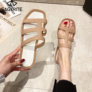 SAGYRITE 2022 Sandals for Women Home Slippers Bathroom Flip Flops for Women Breathable Beach Sandals