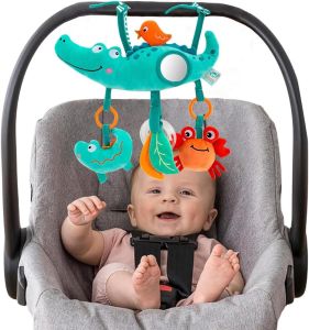 Baby Baby Stroller Arch Toys Car Seat Activity Hanging Toy Infant Soft Plush with Sound Wind Chimes Dolls for Babie Newborn Gift