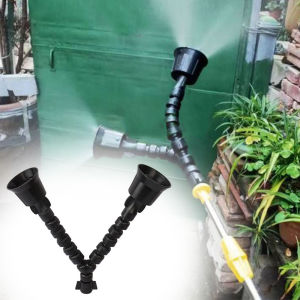 【HOMESTYLISH】 Dual-Head Adjustable Spray Nozzle For Garden Orchard Fine Mist Strong Spray Modes 14mm Thread Hose Connection Stylish Store New