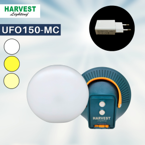 UFO Portable LED Lamp Harvest Lighting Lampu Multi Fungsi Camping Emergency Powerbank