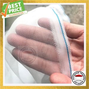 🌟MOSQUITO NET [10ft x 1 meter] 30% SHADE SUN PROTECTION FOR PLANTS WHITE SCREEN NET Fine Net - Mosquito Net - Insect Protection Net - Garden - Shading - Outdoor Shed - Fishing - Poultry - Farm - Construction - Kubo - ALL PURPOSE NET