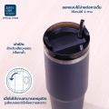 Super Lock แก้วน้ำสเตนเลส 304 แก้วน้ำเก็บอุณหภูมิ ขนาด 800 ML Stainless Steel Bottle แก้วเก็บความเย็น Tumbler รุ่น S172. 