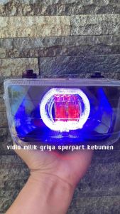 LAMPU DEPAN HONDA GRAND BILED PROJIE 2 LENSA