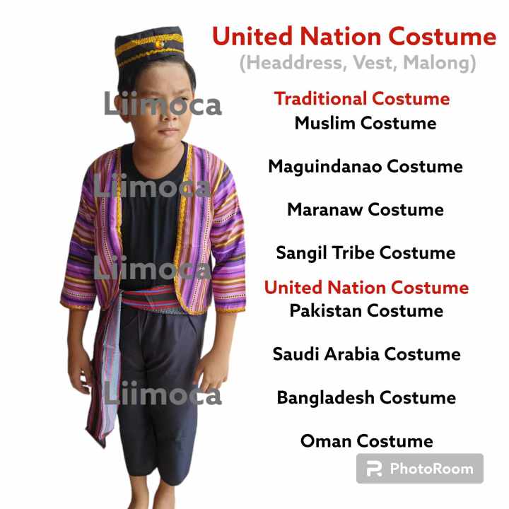 Costume factory'sUNITED NATION COSTUME\ MUSLIM\ MAGUINDANAO\ MARANAW ...