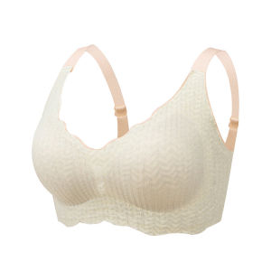 Women Bra Lace Adjustable Shoulder Straps Comfortable Breathable Anti-Sagging Contrast Color High Elasticity Non-wired Bras-152c4c8b