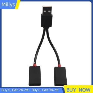 Millys 1 trong 2 ra USB Hub xe USB Splitter cáp đa chức năng ADAPTER Dây sạc cáp cho Android Điện thoại thông minh