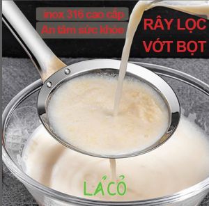 Ray lọc inox 304 rây lọc inox cao cấp ray lọc siêu mịn dùng để rây bột vớt bọt hớt bọt rây bột làm bánh rây lọc chockmen