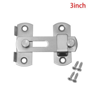LONGB Holder Hinge Padlock Clasp Security Screws Silent Gate Buckle Cabinet Catches Door Bolt Window Catch Lock Hasp
