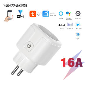 Tuya WiFi Smart Plug EU Standard with APP Remote Control Timer Voice Control Compatible Alexa Assistant for Home Automation