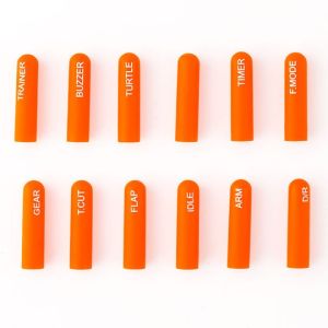 12pcs Labeled Silicon Switch Cover Set (Long) From Radiomaster