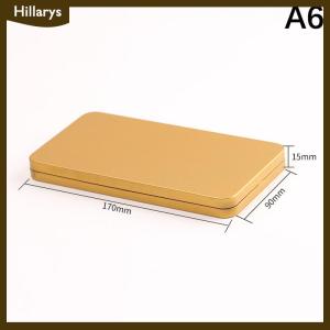 [Hillarys] Paper Money Holder Tinplate Currency Tray Small Metal Cash Storage Box Convenient Money Protector Case Organization