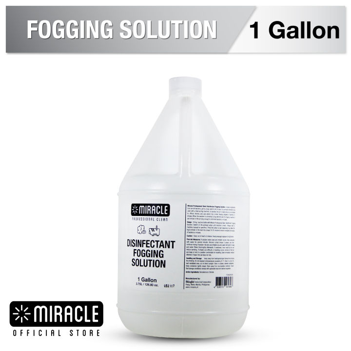 Miracle Disinfectant Fogging Solution Original Lemon - 1 Gallon | Lazada PH