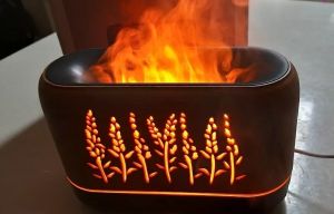 Máy Xông Tinh Dầu Hiệu Ứng Lửa Flame Diffuser (SP Cao Cấp - Tặng Tinh Dầu 10ml)