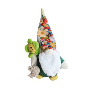 Đồ chơi nhồi bông vải hoa chống cắn cho chó Frisbee vải hoa – Đen Ta pet shop