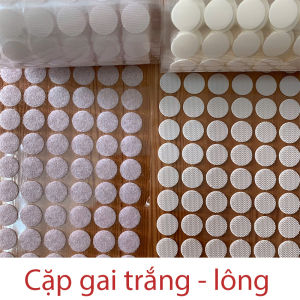 Combo 500 - 1000 Cặp hoặc lẻ miếng dán băng dính gai velro tròn đường kính 30 cm