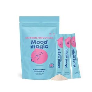Mood Magic Saffron Mood Soothing Powder 25 sticks/bag Natural Ingredients Mood Boosting Supplement