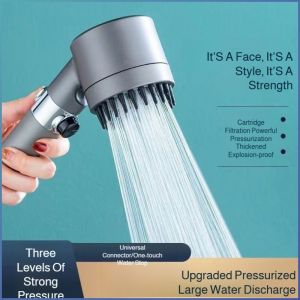 Shower Set Adjustable Durable Water-saving Handheld Waterproof and Dustproof Multi-speed Home Users