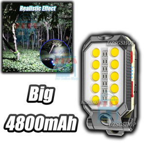 Torchlight Highlight 2300W Work Light Multifunction Strong Magnetic Outdoor Camping Lamp T9 Emergency LED Flashlight