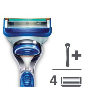 Bộ dao cạo râu Gillette Fusion 5+1 Kèm 4 lưỡi dao thay thế - Nhật Bản