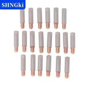 [COD] 🔥🔥🔥SHNGki 2 cái bộ 15ak hàn liên hệ với lời khuyên lớp phủ mới bảo vệ 25mm M6 khí vòi phun tip 0.8mm-1mm MIG Hàn torche hàn các bộ phận công cụ