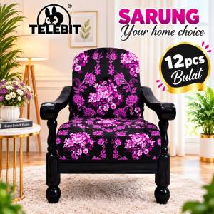 [READY STOCK] SARUNG KUSYEN COTTON TEBAL 12 DN 14 PASANG CORAK MELAYU