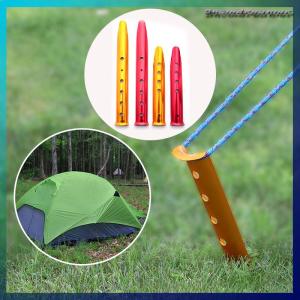 Snowdreamer 23 31ซม.อลูมิเนียม U-รูปเต็นท์เล็บเต็นท์เดิมพันหิมะ PEG ทรายสำหรับกลางแจ้ง