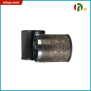 Thùng rác Hồng Phát VHP-DJ-KF văn phòng 1 lớp 2 lớp thùng rác có hoa văn thùng rác inox