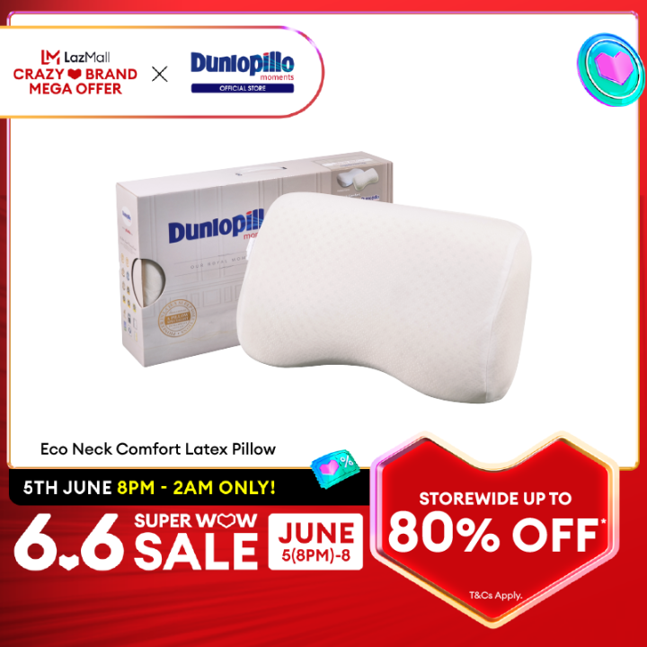Dunlopillo Eco Neck Comfort Latex Pillow Lazada