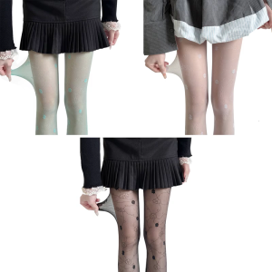 Patterned Fishnet Stockings LeggingsHigh Waist Tights Stockings for WomenFishnets Thigh High Stockings Pantyhose