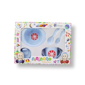NiniNano NN8002 5in1 FEEDING SET / Feeding Baby Gift Set Paket Peralatan Makan Mpasi Bayi Newborn Baru Lahir BPA Free Premium