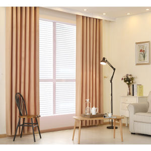 LOZUJOJU Window Treatment decoration home curtain window langsir Solid color 70% blackout kitchen accessories dining table set soft for living room 1 pcs