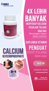 Calcium Glycerophosphate Tablet Suplemen Kesehatan (60 Tablet)
