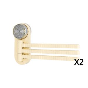 Suction Cup Rotating Rag Rack Punch-Free Towel Rack Multi-rod Wall-Mounted Drain Rack Rack Rack Suction Cup Hanging Rod壁挂式无痕排钩毛巾架