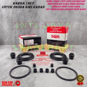 SIL SEAL PISTON REM CAKRAM DEPAN MIRAGE KIRI KANAN 1SET SAM