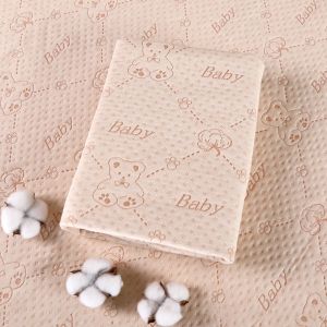 JURHOMIE Reusable Baby Changing Mat Cotton Soft Surface Baby Diaper Mattress Baby Essentials Waterproof Floor Play Mat Newborn Care