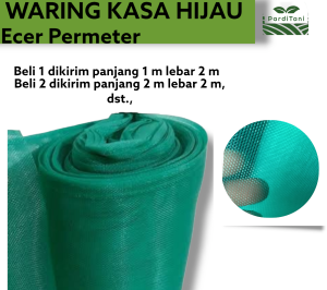 Jaring Waring Kasa hijau ecer permeter CAP DJANGKAR