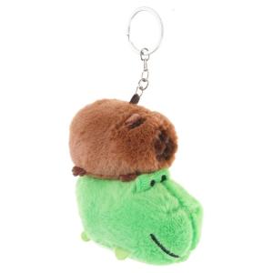 Thời trang capybaras ăn mặc Keychain Mặt dây chuyền quyến rũ với màu sắc thanh lịch đặc biệt quà tặng cho trendsetters sử dụng thường nhật