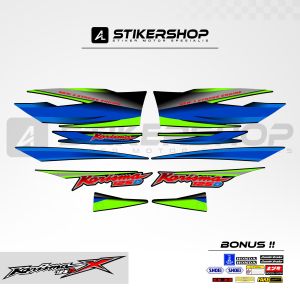 STIKER STRIPING KARISMA X 125 - 125 D GRAFIS VARIASI 008