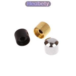 Heabety 1PC kim loại điện Bass Guitar giai điệu âm lượng núm chiết Hat Cap Guitar bộ phận Push Knob với lỗ Guitar phụ kiện