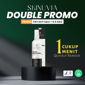 SKINUVIA HAIR REMOVAL - Effortless Bulu Hilang +/- 1 Menit. Tanpa rasa sakit Bersih Mulus hingga sampai akar