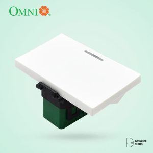 OMNI 1-Way Illuminate Switch 3-Gang Size 16A Designer Series - DWS-514