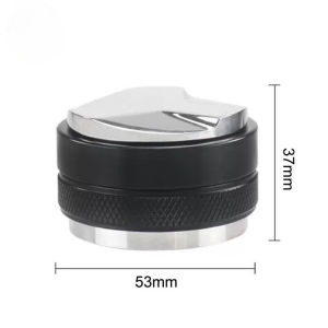 [HOT]Coffee Tamper and Distributor 2 in 1 Coffee tamper Stainless Steel 51mm 53mm 58mm