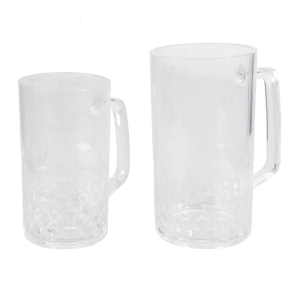 Không thể phá vỡ lễ hội theo chủ đề Acrylic ly bia với tay cầm thoải mái cho người lớn phụ kiện nhà bếp Quà Tặng