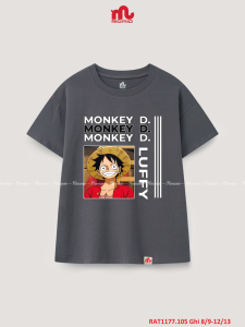 Áo Phông Bé Trai Riomio Vải 100% Cotton 4 Chiều Basic Form Rộng Tay Trễ In Hình Trendy Trắng Đen Ghi Xanh Size 8/9–12/13 (30–50kg) RAT1177