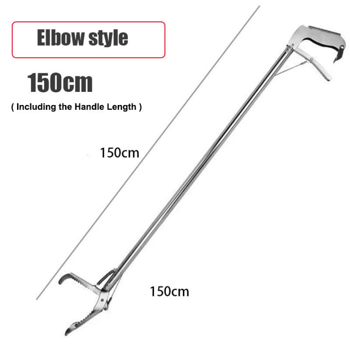 2M Snake Tong Stainless Steel Foldable Snake Catcher Snake Clamp with ...