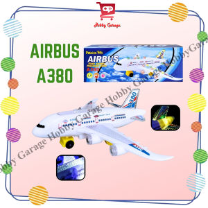 Mainan Anak Bayi Lampu Musik Miniatur Pesawat Terbang Airbus A380