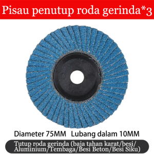 MAKITA Cakram Gerinda Bor Diameter 75Mm 10Mm Alat Penggiling Sudut Elektrik Multifungsi Pisau Gergaji Pengiris Resin 3 Inci-COD