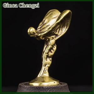 Ginca Mini Trophy Đồng bức tượng nhỏ đồ trang trí cổ điển ít người đàn ông vàng tượng văn phòng Máy tính để bàn trang trí nội thất
