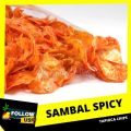 Kerepek Ubi Pedas Basah 200g / Tapioca Chips Flavour Syrup Sambal Chili 200g -SIGNATURE DELIGHT. 